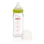 Pigeon бутылочка SofTouch Peristaltic Plus премиальное стекло, 240 мл, 1 шт, с широким горлышком фото 2
