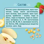 Фрутоняня Каша молочная мультизлаковая, каша детская молочная, 200 г, 1 шт, яблоко + банан + земляника Фрутоняня Каша молочная мультизлаковая, каша детская молочная, 200 г, 1 шт, яблоко + банан + земляника фото 4