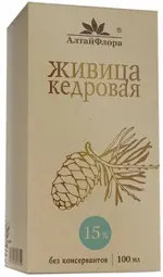 АлтайФлора живица кедровая, 15 %, 100 мл, 1 шт. фото