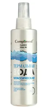 Compliment вода термальная для лица, вода термальная, 200 мл, 1 шт, классическая Compliment вода термальная для лица, вода термальная, 200 мл, 1 шт, классическая фото 1