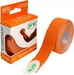SFM-Plaster кинезио-тейп лента, 2.5 см х 500 см, 1 шт, оранжевого цвета фото