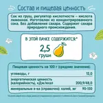 Фрутоняня Сок, сок, 200 мл, 1 шт, груша, осветленный, без сахара фото 4