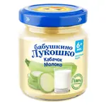 Бабушкино Лукошко Пюре, пюре, 100 г, 1 шт, кабачок + молоко фото