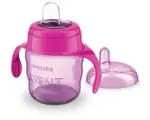 AVENT Чашка-поильник с носиком, 200 мл, 1 шт, розовый, SCF551/03 фото
