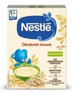 Nestle Каша безмолочная Овсяная с бифидобактериями, каша детская безмолочная, 200 г, 1 шт, для детей с 5 месяцев фото