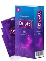Презервативы Duett XXL, 12 шт, увеличенного размера фото