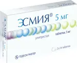 Эсмия, 5 мг, таблетки, 28 шт. фото