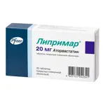 Липримар, 20 мг, таблетки, покрытые пленочной оболочкой, 30 шт. Липримар, 20 мг, таблетки, покрытые пленочной оболочкой, 30 шт. фото 4