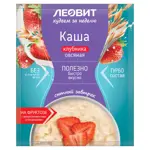 Леовит Худеем за неделю Каша овсяная, каша, 40 г, 1 шт, клубника фото