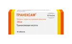 Транексам, 500 мг, таблетки, покрытые пленочной оболочкой, 10 шт. Транексам, 500 мг, таблетки, покрытые пленочной оболочкой, 10 шт. фото 1