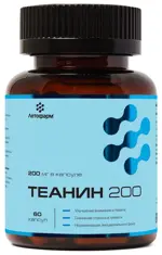 Летофарм теанин 200, капсулы, 60 шт. Летофарм теанин 200, капсулы, 60 шт. фото 1