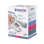 Тонометр автоматический B.Well PRO-33, 1 шт, со стандартной манжетой (22-32 см) фото