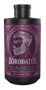 Borodatos гель для душа парфюмированный, гель для душа, 400 мл, 1 шт, кедр, бобы тонка фото