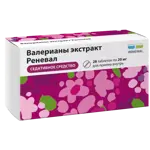 Валерианы экстракт Реневал, 20 мг, таблетки, покрытые оболочкой, 28 шт. фото 