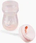 Happy Baby Поильник с силиконовой трубочкой, 9+ мес, 360 мл, 1 шт, ландыш, арт. 14011 фото 3