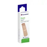 Nordeplast Elastic Набор пластырей медицинских, 19 мм х 72 мм, лейкопластырь бактерицидный, 8 шт, телесный, тканевая основа фото