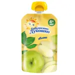 Бабушкино Лукошко Пюре, пюре, 90 г, 1 шт, яблоко фото