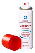 Akutol Покрытие полимерное для обработки и защиты ран, аэрозоль, 60 мл, 1 шт. фото