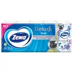 Zewa Deluxe Design платки носовые бумажные, 100 шт, 10х10 Zewa Deluxe Design платки носовые бумажные, 100 шт, 10х10 фото 1