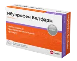 Ибупрофен Велфарм, 400 мг, таблетки, покрытые пленочной оболочкой, 20 шт. фото