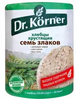 Доктор Кернер Хлебцы 7 злаков, хлебцы, 100 г, 1 шт. фото