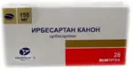 Ирбесартан Канон, 150 мг, таблетки, 28 шт. фото