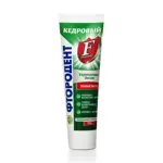 Фтородент Зубная паста, паста зубная, 125 г, 1 шт, кедр, с фтором фото