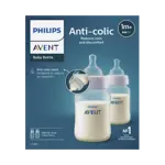 Avent Anti-colic бутылочка для кормления с анти-коликовым клапаном, 260 мл, 2 шт, 1+ мес, арт. SCF813/27 фото 3