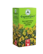 Бессмертника песчаного цветки, сырье растительное измельченное, 30 г, 1 шт. фото