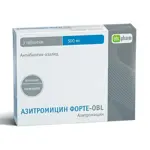 Азитромицин Форте-OBL, 500 мг, таблетки, покрытые пленочной оболочкой, 3 шт. фото