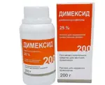Димексид, 25%, раствор для наружного применения, 200 г, 1 шт. фото