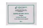 Борная кислота, порошок для наружного применения, 10 г, 1 шт. Борная кислота, порошок для наружного применения, 10 г, 1 шт. фото 1