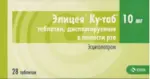 Элицея Ку-таб, 10 мг, таблетки, диспергируемые в полости рта, 28 шт. фото