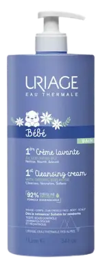 Uriage Bebe Первый, крем, 1 л, 1 шт, очищающий пенящийся Uriage Bebe Первый, крем, 1 л, 1 шт, очищающий пенящийся фото 1