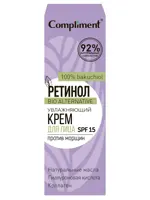 Compliment Ретинол увлажняющий крем для лица против морщин, крем для лица, 50мл, 1 шт, SPF 15 Compliment Ретинол увлажняющий крем для лица против морщин, крем для лица, 50мл, 1 шт, SPF 15 фото 2
