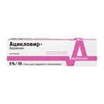 Ацикловир-Акрихин, 5%, мазь для наружного применения, 10 г, 1 шт. фото