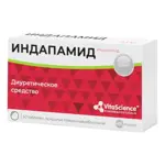 Vitascience Индапамид, 2.5 мг, таблетки, покрытые пленочной оболочкой, 50 шт. фото