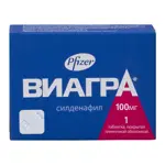 Виагра, 100 мг, таблетки, покрытые пленочной оболочкой, 1 шт. Виагра, 100 мг, таблетки, покрытые пленочной оболочкой, 1 шт. фото 1