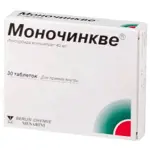 Моночинкве, 40 мг, таблетки, 30 шт. фото