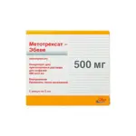 Метотрексат-Эбеве, 500 мг/5 мл, концентрат для приготовления раствора для инфузий, 5 мл, 5 шт. фото 