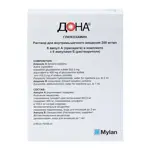 Дона, 200 мг/мл, раствор для внутримышечного введения, 2 мл, 6 шт, в комплекте с растворителем фото 2