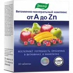 Эвалар Витаминно-минеральный комплекс от А до Цинка, таблетки, 30 шт. фото