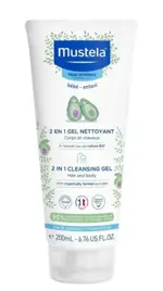 Mustela Гель для купания 2 в 1, шампунь, 200 мл, 1 шт. Mustela Гель для купания 2 в 1, шампунь, 200 мл, 1 шт. фото 1
