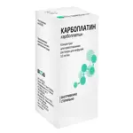 Карбоплатин, 10 мг/мл, концентрат для приготовления раствора для инфузий, 5 мл, 1 шт. фото