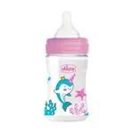 Chicco Well-Being Girl Бутылочка с силиконовой соской 0+, 150 мл, 1 шт, для детей с рождения фото