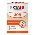 Firstaid Валик медицинский ватный с йодом, 5%, 2 мл, 1 шт. фото