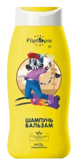 Fliptopia kids, шампунь - бальзам, 250 мл, 1 шт, освежающий дюшес фото