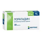Лоратадин-Вертекс, 10 мг, таблетки, 30 шт. фото