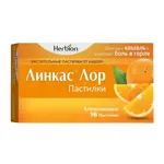 Линкас Лор, пастилки, 16 шт, апельсин Линкас Лор, пастилки, 16 шт, апельсин фото 2