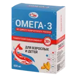 Salmoniсa Омега-3 из дикого камчатского лосося, 600 мг, капсулы, 45 шт. фото 